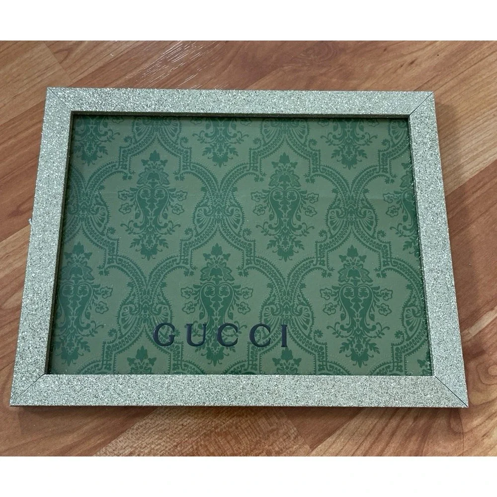 Bundle of 2‎ Gold Glitter Frame Art